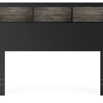 Broachmyn - Lighted Bookcase Headboard