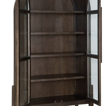 Benhall - Accent Cabinet - Dark Brown