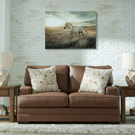 VillaCourt - Loveseat - Caramel