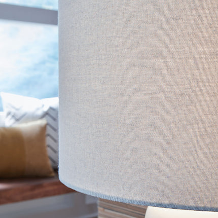 Lemrich - Ceramic Table Lamp  - White