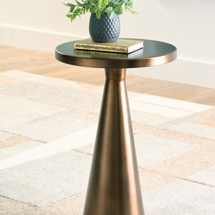Budington - Accent Table - Light Bronze Finish