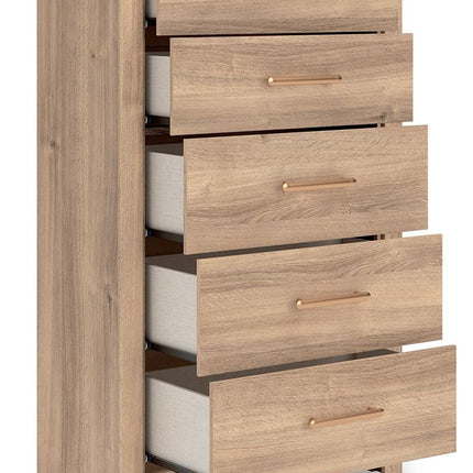 Kinlanni - Five Drawer Chest - Tan