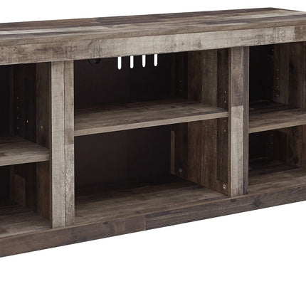 Derekson - LG TV Stand w/Fireplace Option - Multi Gray