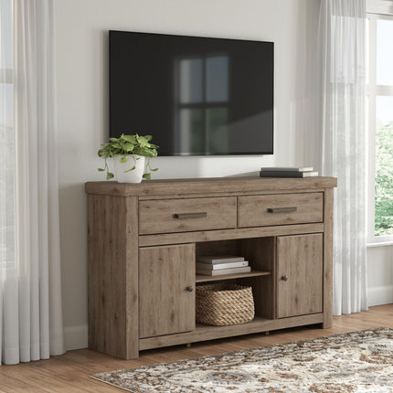 Garistyn - TV Stand With Fireplace Option