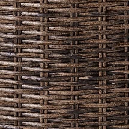 Paradise Trail - 5 Pc. - Conversation Set with 4 Swivel Lounge Chairs - Medium Brown