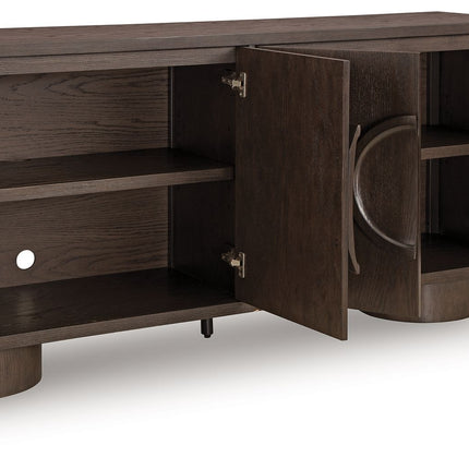 Veeda - Accent Cabinet - Dark Brown