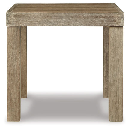Silo Point - Square End Table - Brown