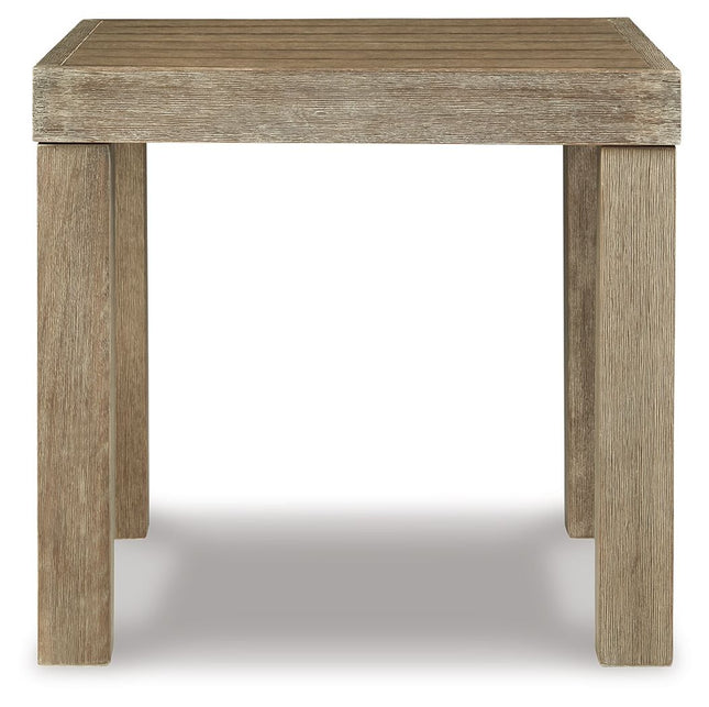 Silo Point - Square End Table - Brown