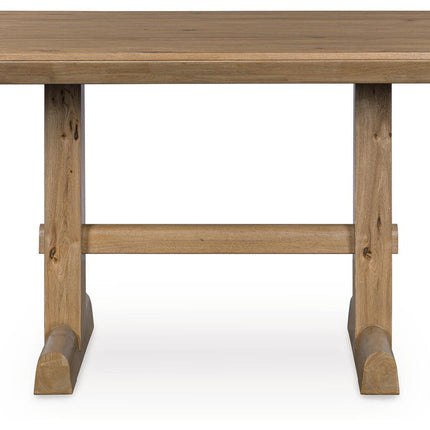 Ridgester - Rectangular Dining Room Counter Table - Light Brown