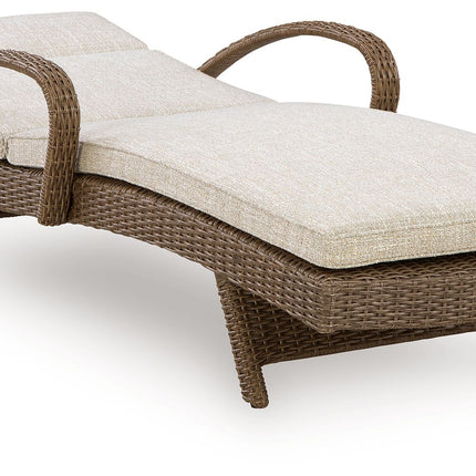 Laguna Heights - Chaise Lounge With Cushion - Beige