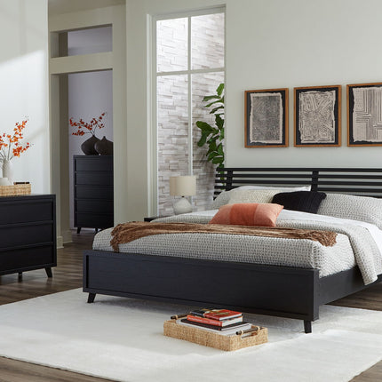 Danziar - Slat Panel Bedroom Set