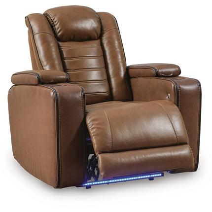 Gruaro - Power Recliner With Adjustable Headrest - Amber