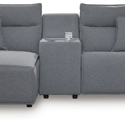 Modmax II - Reclining Sectional - Salt And Pepper