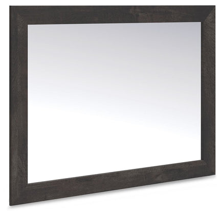 Hollivern - Bedroom Mirror - Dark Gray