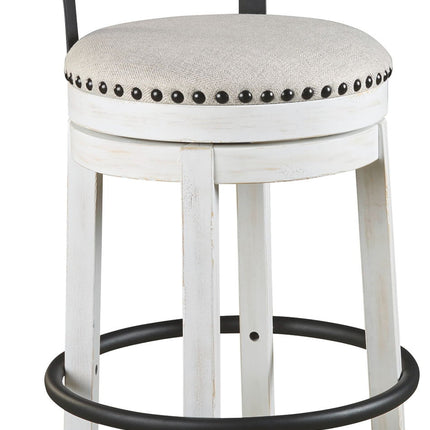 Valebeck - Tall Upholstered Swivel Barstool