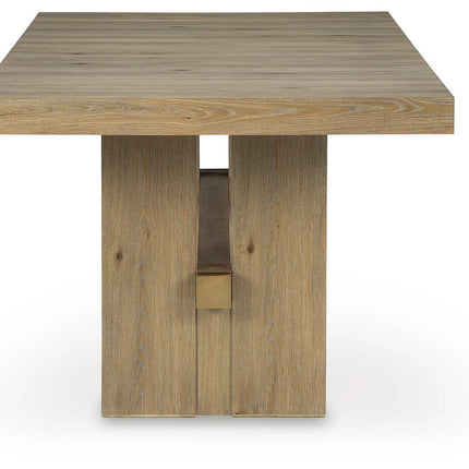 Lasinger - Rectangular Dining Room Extension Table - Light Brown