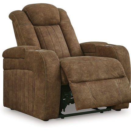 Wolfridge - Power Recliner/Adj Headrest - Brindle