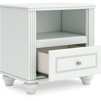 Kozlani - One Drawer Night Stand - White