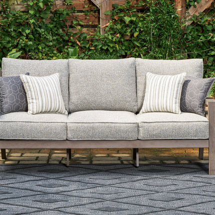 Hillside Barn - Sofa With Cushion - Gray / Brown