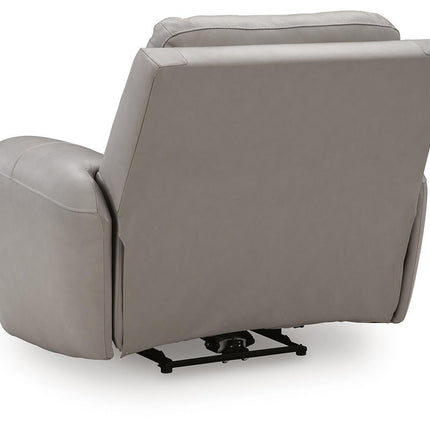 Real Moments - Power Recliner With Audio Seating - Ash