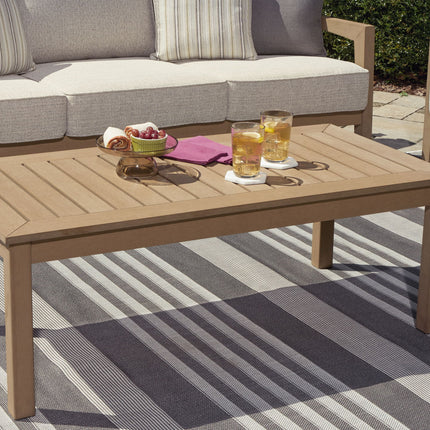 Hallow Creek - Rectangular Cocktail Table - Driftwood