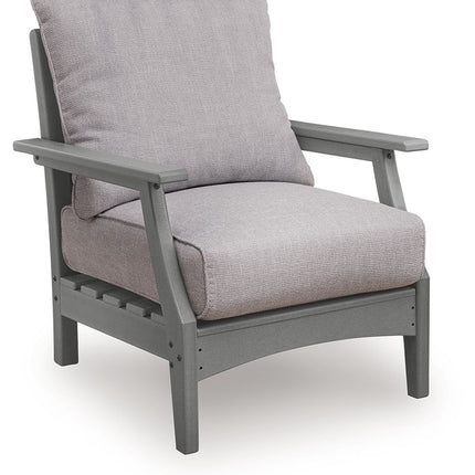 Cove Beach - Lounge Chair With Cushion (Set of 2) - Gray