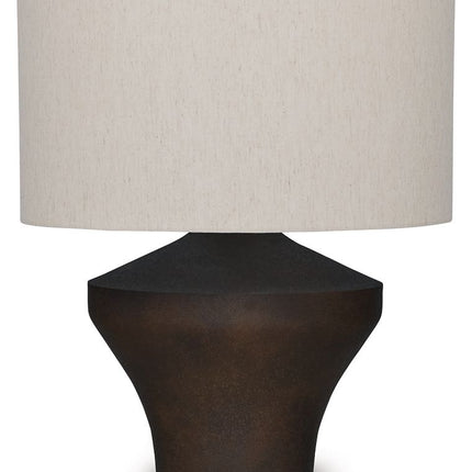 Dolanham - Metal Table Lamp - Distressed Brown