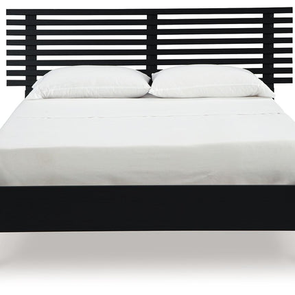Danziar - Slat Panel Bed With Low Footboard