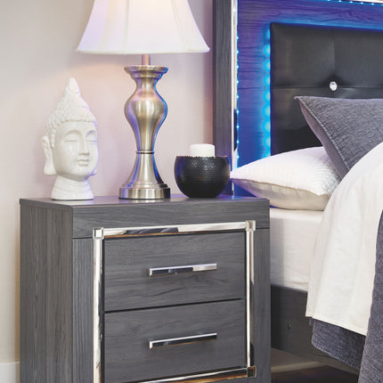 Lodanna - Two Drawer Night Stand - Gray