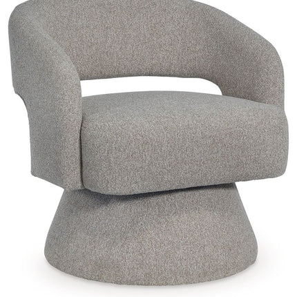 Nashkins - Swivel Accent Chair - Pebble