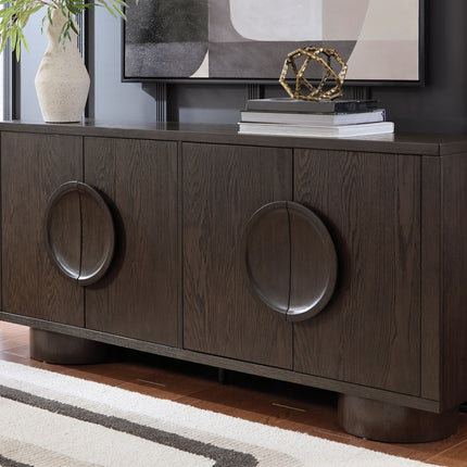 Veeda - Accent Cabinet - Dark Brown