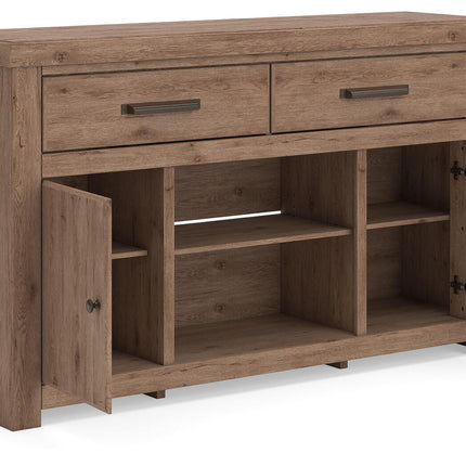 Garistyn - TV Stand With Fireplace Option