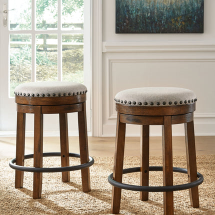 Valebeck - Upholstered Swivel Stool