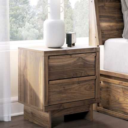 Chirason - Two Drawer Night Stand - Brown