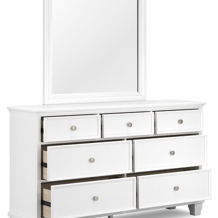 Fortman - Dresser And Mirror - White