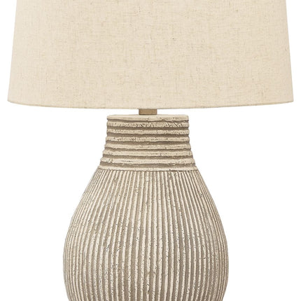 Layal - Paper Table Lamp  - Beige
