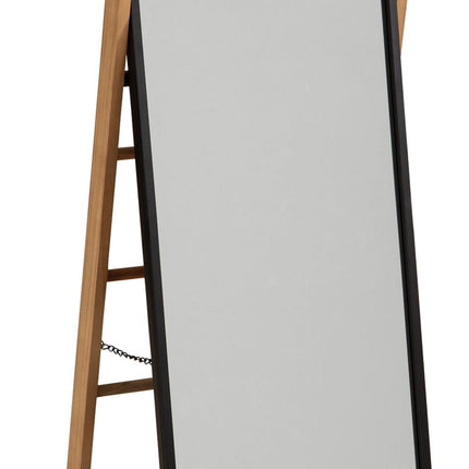 Bronick - Floor Mirror - Black / Brown