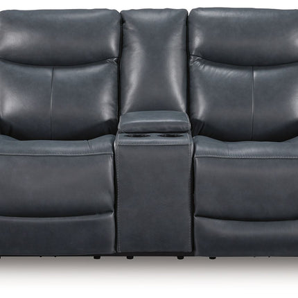 Next Move - Power Reclining Loveseat With Console / Adjustable Headrest