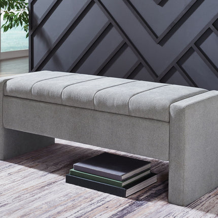 Akselman - Storage Bench - Gray