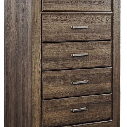 Juararo - Five Drawer Chest - Dark Brown