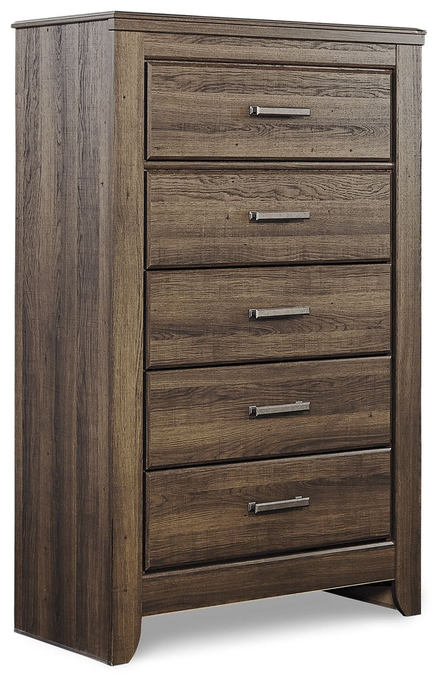 Juararo - Five Drawer Chest - Dark Brown