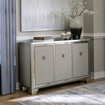 Chaseton - Accent Cabinet - Champagne