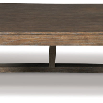 Cariton - Rectangular Cocktail Table - Gray