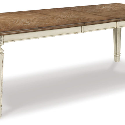 Realyn - Rectangular Dining Room Extension Table - Chipped White