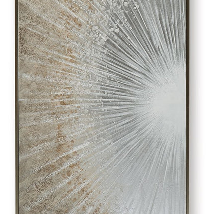 Waldard - Wall Art - Gray / Taupe / White