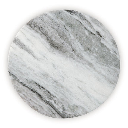 Keithwell - Round Accent Table - Gray