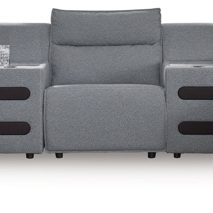 Modmax II - Reclining Sectional - Salt And Pepper