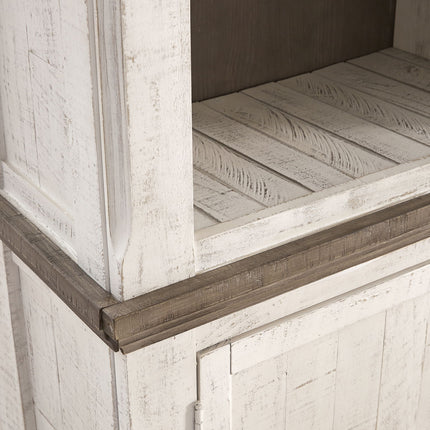 Havalance - 4 Pc. - Entertainment Center - 67" TV Stand - Brown / Beige