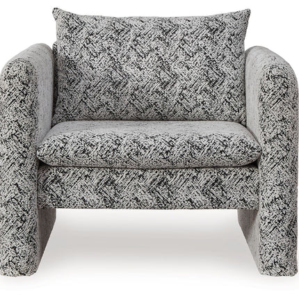 Kenbell - Accent Chair - Black / White