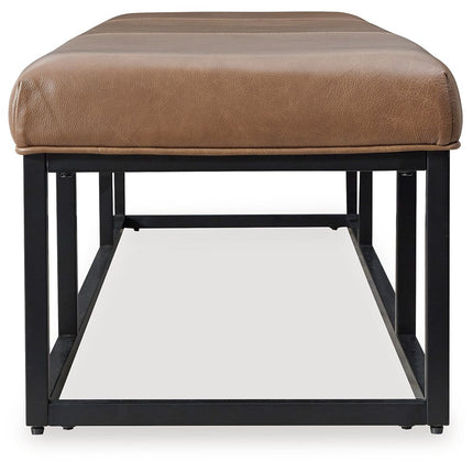 Joston - Accent Bench - Caramel